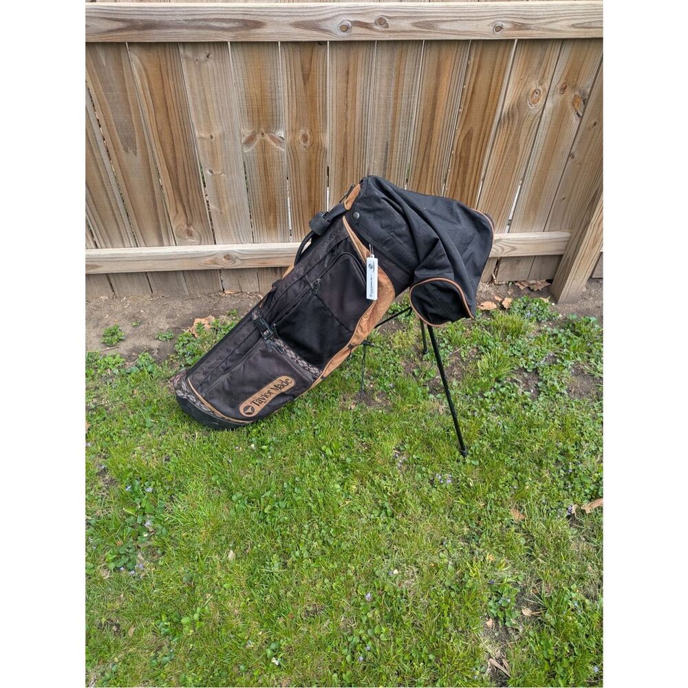 VTG 90’s TaylorMade Izzo Durango Stand Bag Green Cream Black